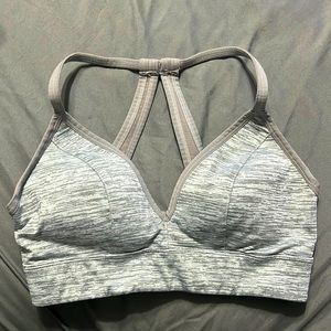 Grey/Silver Jockey Molded Cup Sports Bra